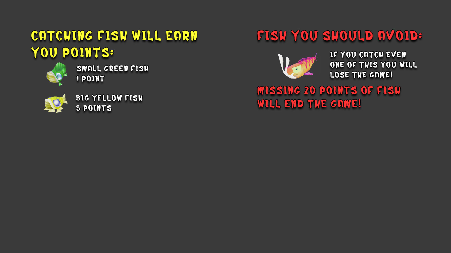 start screen